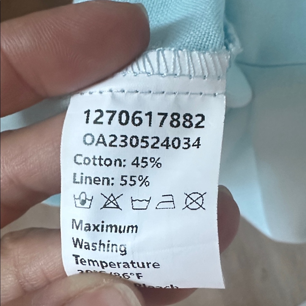 Commense Light Blue Long Sleeve Dress - Picture 9 of 10